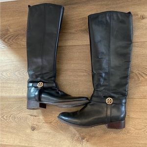EUC Tory Burch Bristol Tall Leather Riding Boots